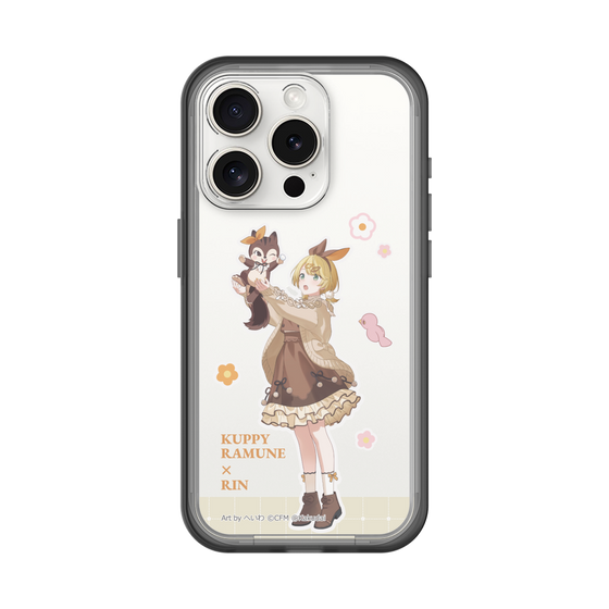 スリムプロテクションプレミアムケース［ 初音ミク×クッピーラムネ - 鏡音リン×ラム - 等身イラスト2 ］