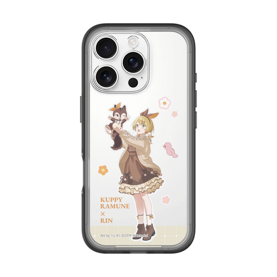 スリムプロテクションプレミアムケース［ 初音ミク×クッピーラムネ - 鏡音リン×ラム - 等身イラスト2 ］