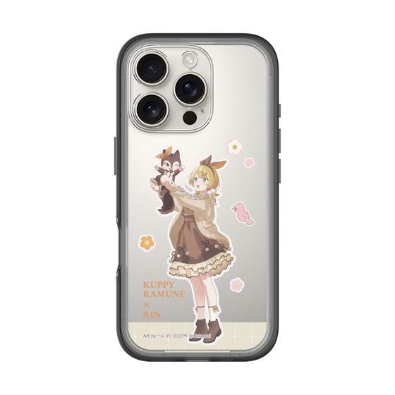 スリムプロテクションプレミアムケース［ 初音ミク×クッピーラムネ - 鏡音リン×ラム - 等身イラスト2 ］