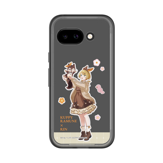 スリムプロテクションプレミアムケース［ 初音ミク×クッピーラムネ - 鏡音リン×ラム - 等身イラスト2 ］