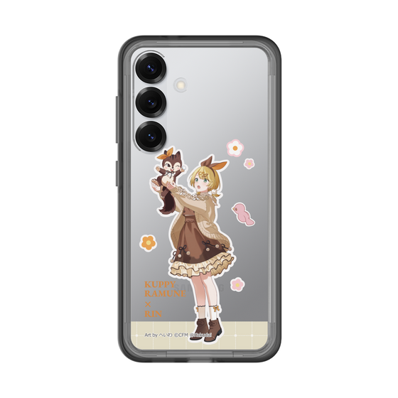スリムプロテクションプレミアムケース［ 初音ミク×クッピーラムネ - 鏡音リン×ラム - 等身イラスト2 ］