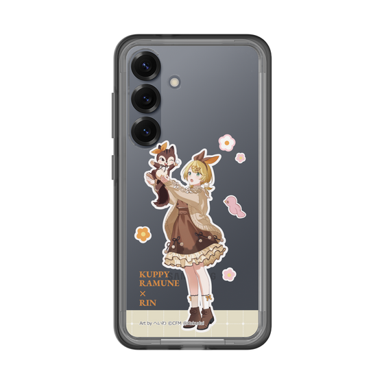 スリムプロテクションプレミアムケース［ 初音ミク×クッピーラムネ - 鏡音リン×ラム - 等身イラスト2 ］