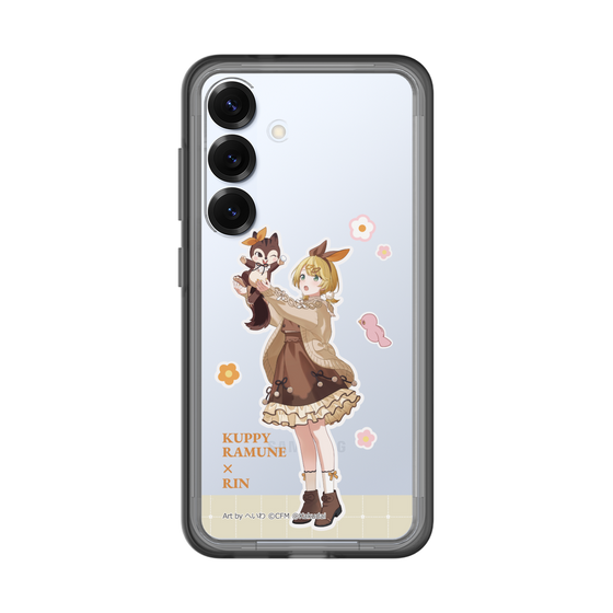 スリムプロテクションプレミアムケース［ 初音ミク×クッピーラムネ - 鏡音リン×ラム - 等身イラスト2 ］