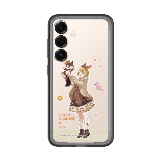 スリムプロテクションプレミアムケース［ 初音ミク×クッピーラムネ - 鏡音リン×ラム - 等身イラスト2 ］