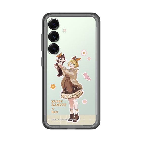 スリムプロテクションプレミアムケース［ 初音ミク×クッピーラムネ - 鏡音リン×ラム - 等身イラスト2 ］