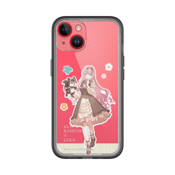 スリムプロテクションプレミアムケース［ 初音ミク×クッピーラムネ - 巡音ルカ×ラム - 等身イラスト2 ］