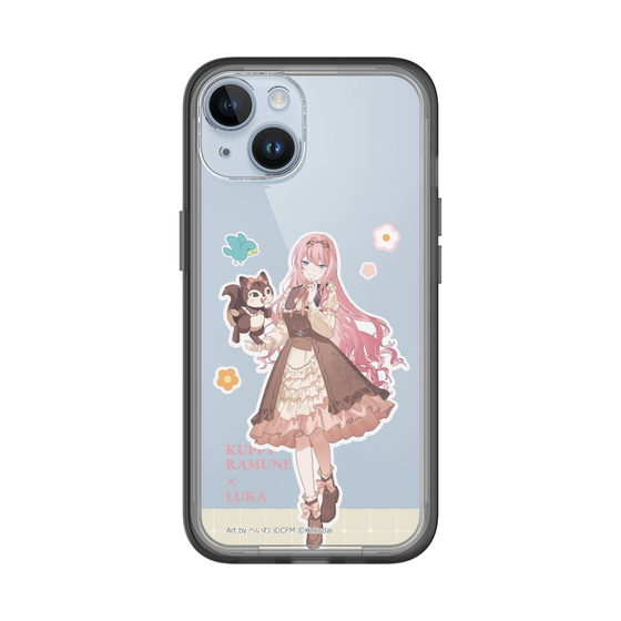 スリムプロテクションプレミアムケース［ 初音ミク×クッピーラムネ - 巡音ルカ×ラム - 等身イラスト2 ］
