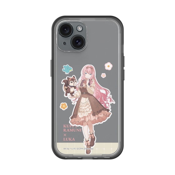 スリムプロテクションプレミアムケース［ 初音ミク×クッピーラムネ - 巡音ルカ×ラム - 等身イラスト2 ］