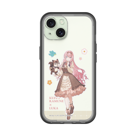 スリムプロテクションプレミアムケース［ 初音ミク×クッピーラムネ - 巡音ルカ×ラム - 等身イラスト2 ］