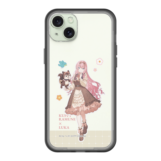 スリムプロテクションプレミアムケース［ 初音ミク×クッピーラムネ - 巡音ルカ×ラム - 等身イラスト2 ］