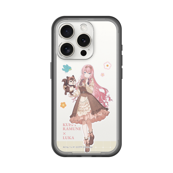 スリムプロテクションプレミアムケース［ 初音ミク×クッピーラムネ - 巡音ルカ×ラム - 等身イラスト2 ］