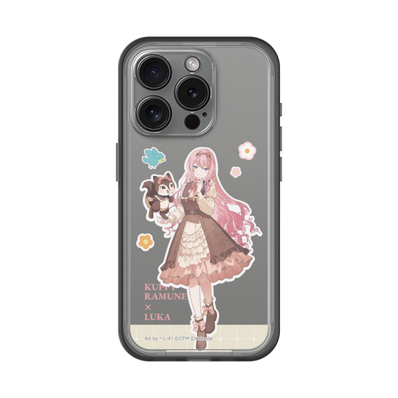 スリムプロテクションプレミアムケース［ 初音ミク×クッピーラムネ - 巡音ルカ×ラム - 等身イラスト2 ］