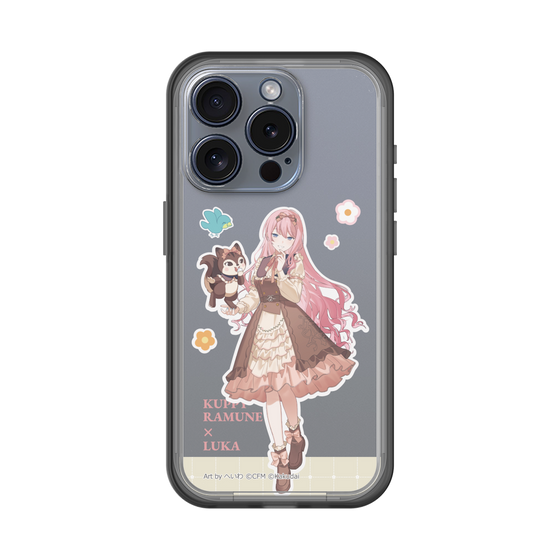 スリムプロテクションプレミアムケース［ 初音ミク×クッピーラムネ - 巡音ルカ×ラム - 等身イラスト2 ］