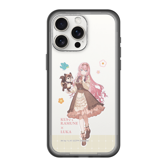 スリムプロテクションプレミアムケース［ 初音ミク×クッピーラムネ - 巡音ルカ×ラム - 等身イラスト2 ］
