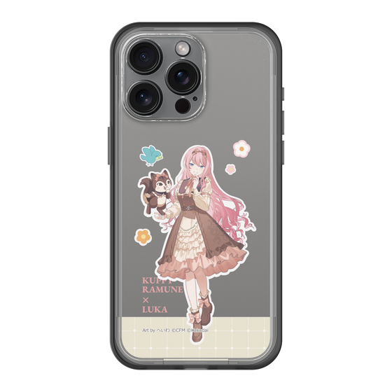 スリムプロテクションプレミアムケース［ 初音ミク×クッピーラムネ - 巡音ルカ×ラム - 等身イラスト2 ］