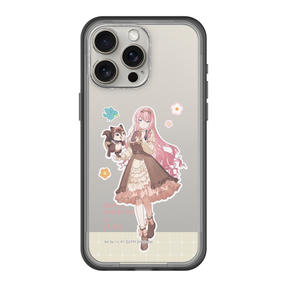 スリムプロテクションプレミアムケース［ 初音ミク×クッピーラムネ - 巡音ルカ×ラム - 等身イラスト2 ］
