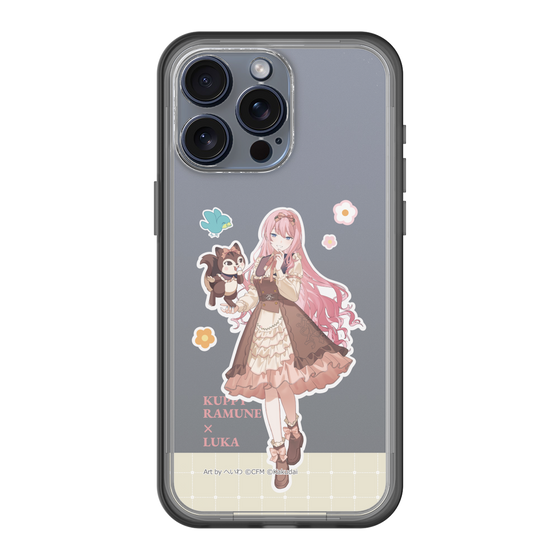 スリムプロテクションプレミアムケース［ 初音ミク×クッピーラムネ - 巡音ルカ×ラム - 等身イラスト2 ］