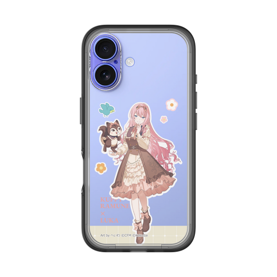 スリムプロテクションプレミアムケース［ 初音ミク×クッピーラムネ - 巡音ルカ×ラム - 等身イラスト2 ］
