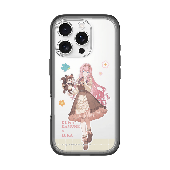 スリムプロテクションプレミアムケース［ 初音ミク×クッピーラムネ - 巡音ルカ×ラム - 等身イラスト2 ］