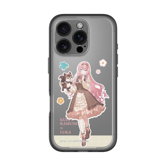 スリムプロテクションプレミアムケース［ 初音ミク×クッピーラムネ - 巡音ルカ×ラム - 等身イラスト2 ］