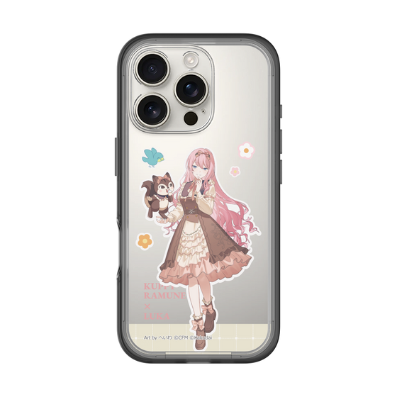 スリムプロテクションプレミアムケース［ 初音ミク×クッピーラムネ - 巡音ルカ×ラム - 等身イラスト2 ］
