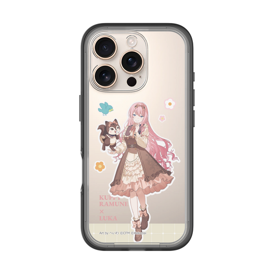 スリムプロテクションプレミアムケース［ 初音ミク×クッピーラムネ - 巡音ルカ×ラム - 等身イラスト2 ］