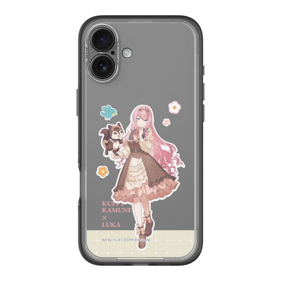 スリムプロテクションプレミアムケース［ 初音ミク×クッピーラムネ - 巡音ルカ×ラム - 等身イラスト2 ］