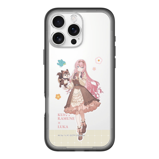 スリムプロテクションプレミアムケース［ 初音ミク×クッピーラムネ - 巡音ルカ×ラム - 等身イラスト2 ］