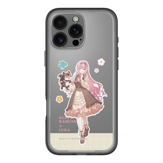 スリムプロテクションプレミアムケース［ 初音ミク×クッピーラムネ - 巡音ルカ×ラム - 等身イラスト2 ］