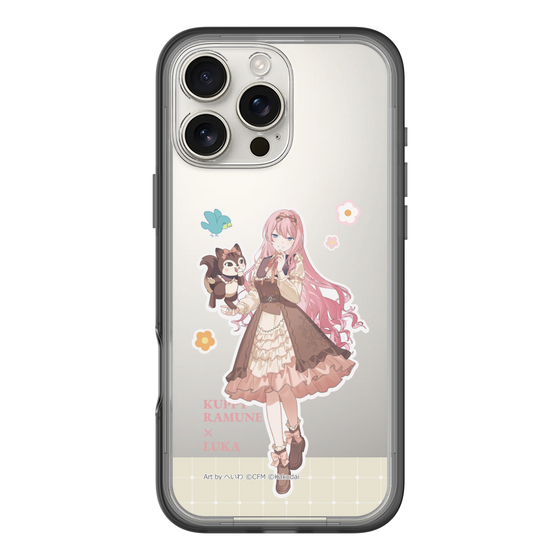 スリムプロテクションプレミアムケース［ 初音ミク×クッピーラムネ - 巡音ルカ×ラム - 等身イラスト2 ］