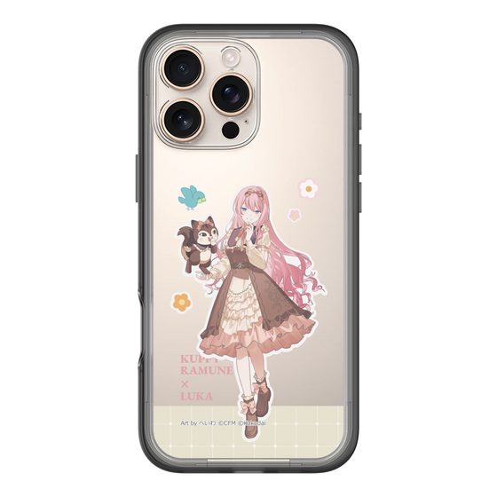 スリムプロテクションプレミアムケース［ 初音ミク×クッピーラムネ - 巡音ルカ×ラム - 等身イラスト2 ］
