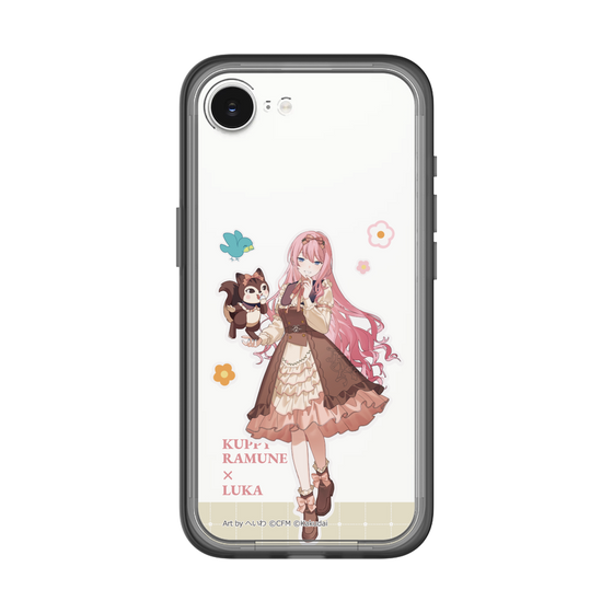 スリムプロテクションプレミアムケース［ 初音ミク×クッピーラムネ - 巡音ルカ×ラム - 等身イラスト2 ］