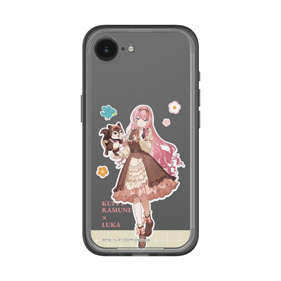 スリムプロテクションプレミアムケース［ 初音ミク×クッピーラムネ - 巡音ルカ×ラム - 等身イラスト2 ］