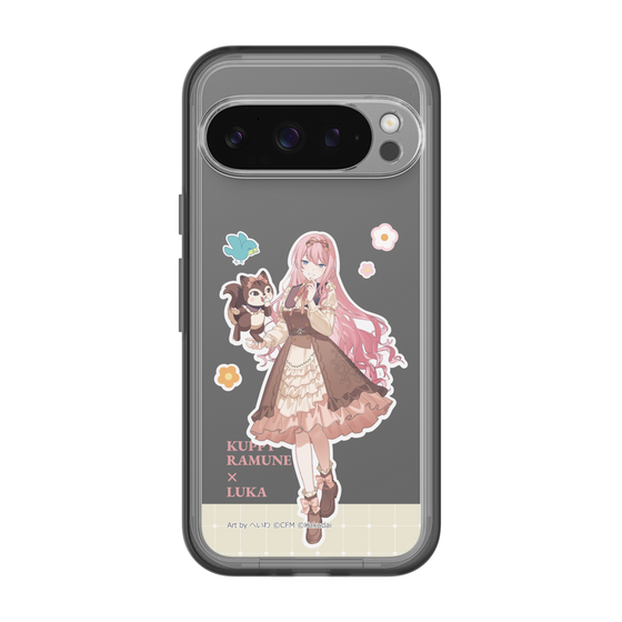 スリムプロテクションプレミアムケース［ 初音ミク×クッピーラムネ - 巡音ルカ×ラム - 等身イラスト2 ］