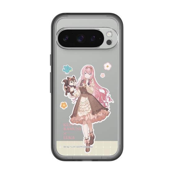 スリムプロテクションプレミアムケース［ 初音ミク×クッピーラムネ - 巡音ルカ×ラム - 等身イラスト2 ］