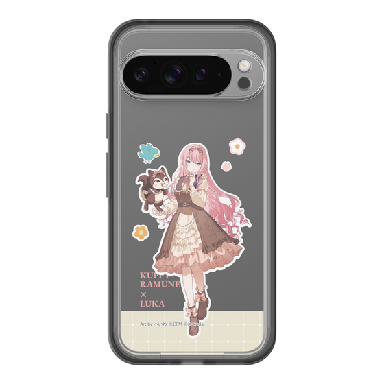 スリムプロテクションプレミアムケース［ 初音ミク×クッピーラムネ - 巡音ルカ×ラム - 等身イラスト2 ］