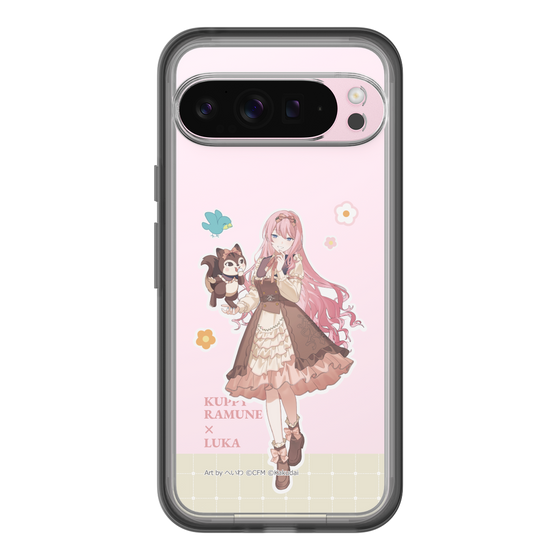 スリムプロテクションプレミアムケース［ 初音ミク×クッピーラムネ - 巡音ルカ×ラム - 等身イラスト2 ］