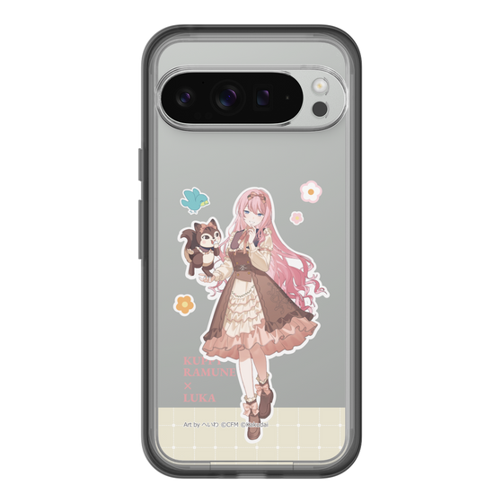 スリムプロテクションプレミアムケース［ 初音ミク×クッピーラムネ - 巡音ルカ×ラム - 等身イラスト2 ］