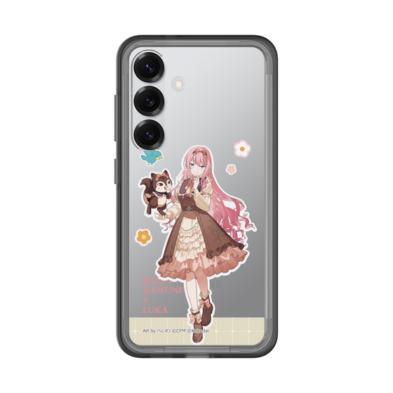 スリムプロテクションプレミアムケース［ 初音ミク×クッピーラムネ - 巡音ルカ×ラム - 等身イラスト2 ］