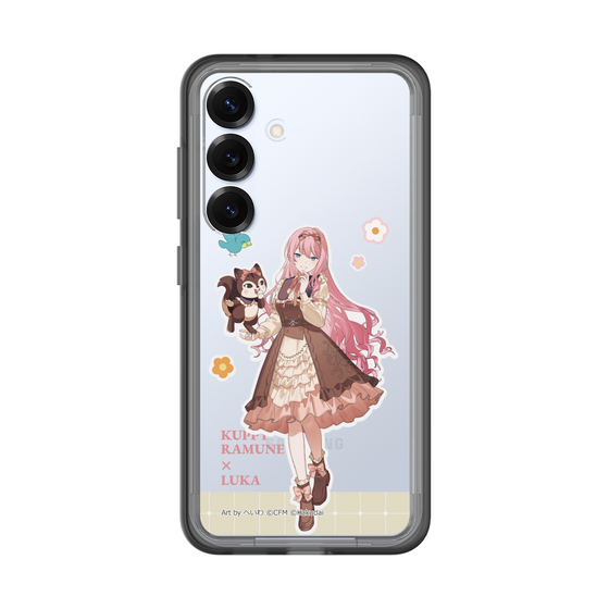 スリムプロテクションプレミアムケース［ 初音ミク×クッピーラムネ - 巡音ルカ×ラム - 等身イラスト2 ］