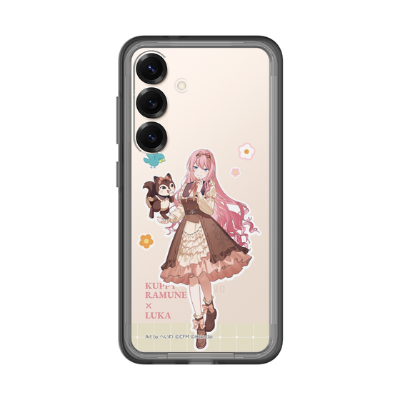 スリムプロテクションプレミアムケース［ 初音ミク×クッピーラムネ - 巡音ルカ×ラム - 等身イラスト2 ］