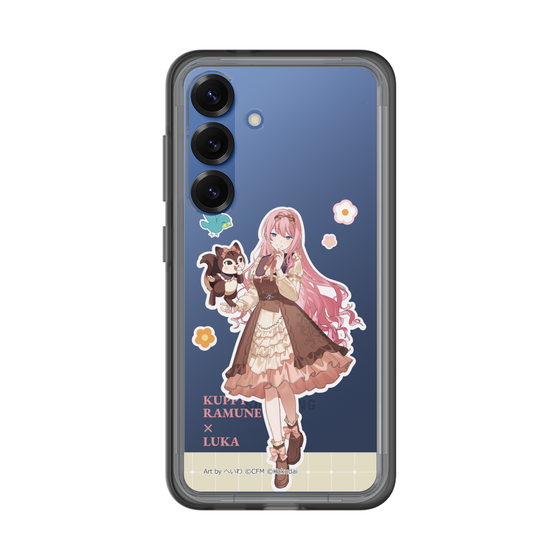 スリムプロテクションプレミアムケース［ 初音ミク×クッピーラムネ - 巡音ルカ×ラム - 等身イラスト2 ］