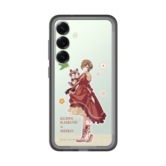 スリムプロテクションプレミアムケース［ 初音ミク×クッピーラムネ - MEIKO×ラム - 等身イラスト2 ］