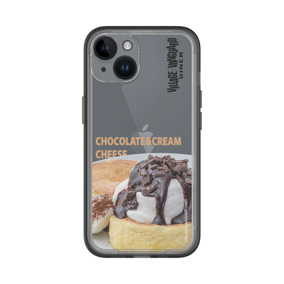 スリムプロテクションプレミアムケース［ ヴィレッジヴァンガードダイナー - チョコレート&クリームチーズパンケーキ ］