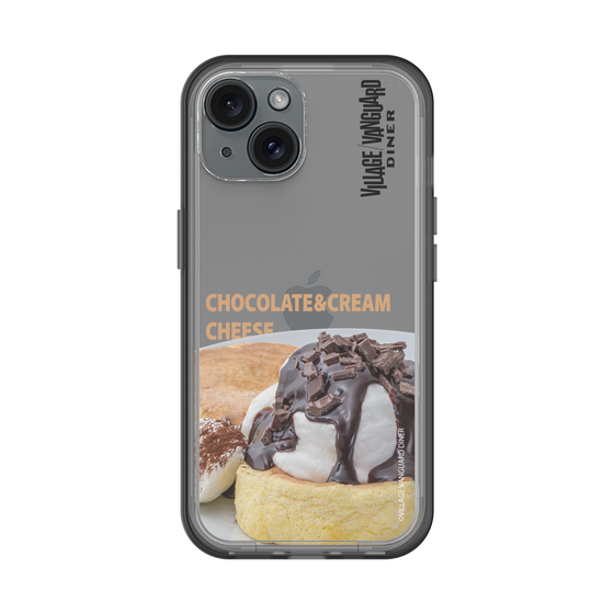 スリムプロテクションプレミアムケース［ ヴィレッジヴァンガードダイナー - チョコレート&クリームチーズパンケーキ ］