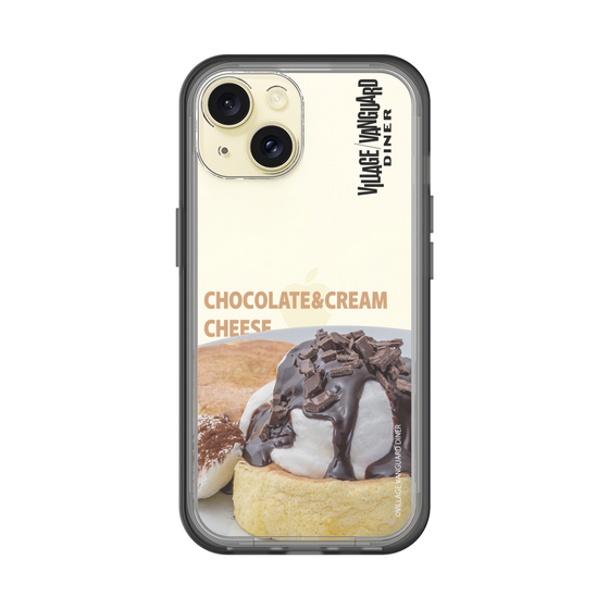 スリムプロテクションプレミアムケース［ ヴィレッジヴァンガードダイナー - チョコレート&クリームチーズパンケーキ ］
