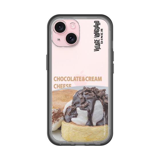 スリムプロテクションプレミアムケース［ ヴィレッジヴァンガードダイナー - チョコレート&クリームチーズパンケーキ ］