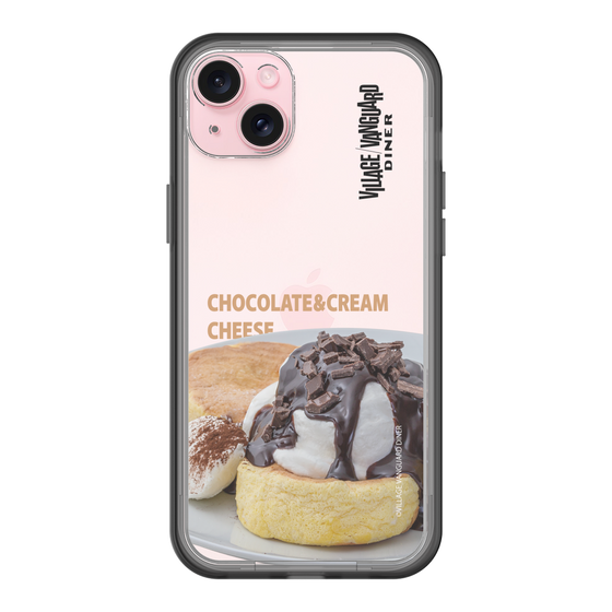 スリムプロテクションプレミアムケース［ ヴィレッジヴァンガードダイナー - チョコレート&クリームチーズパンケーキ ］