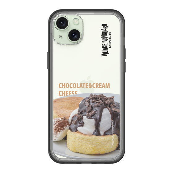スリムプロテクションプレミアムケース［ ヴィレッジヴァンガードダイナー - チョコレート&クリームチーズパンケーキ ］