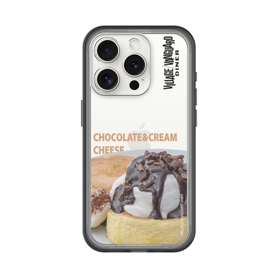 スリムプロテクションプレミアムケース［ ヴィレッジヴァンガードダイナー - チョコレート&クリームチーズパンケーキ ］